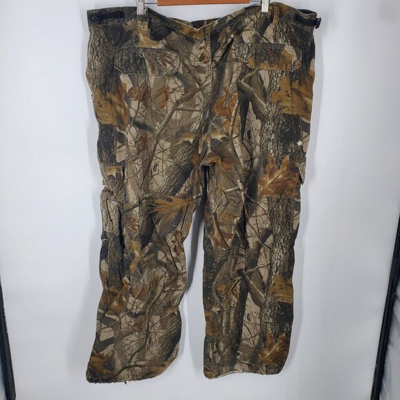 Outfitters Ridge Pants Mens 3XL 48-50 Camo Cargo Organic Cotton Hunting 22x30 - Picture 10 of 12